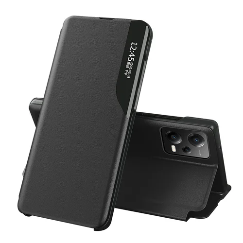 Hurtel ekologinės odos dėklas Xiaomi Redmi Note 12 Pro / Poco X5 Pro 5G, juodas image 2