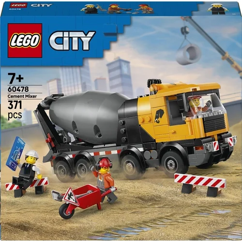 Konstruktorius LEGO® Cemento maišytuvas 60478, 1000 vnt. image 1