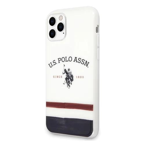 U.S. Polo Assn. USHCN58PCSTRB dėklas iPhone 11 Pro, baltas image 2