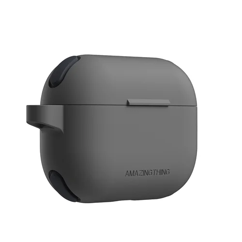 AmazingThing Omni silikoninis dėklas AirPods Pro 2, juodas image 2