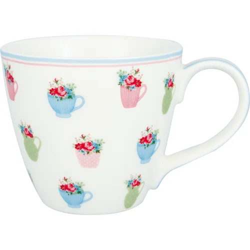 GreenGate ANNALISE puodelis su ąsele, margas raštas image 1