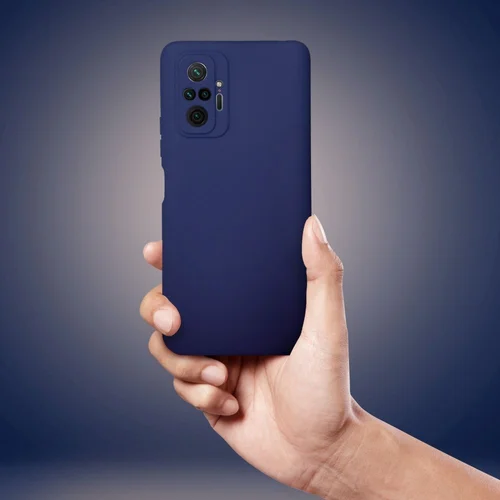 Xiaomi Redmi Note 14 Pro 5G silikoninis dėklas, tamsiai mėlynas image 2