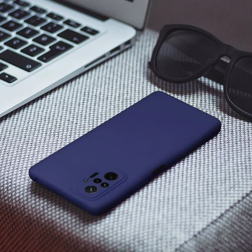 Xiaomi Redmi Note 14 Pro 5G silikoninis dėklas, tamsiai mėlynas image 3