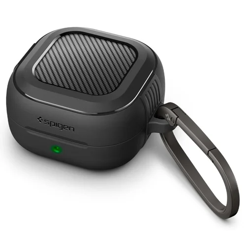 Spigen Rugged Armor dėklas Galaxy Buds 4 / 4 Pro, matinė juoda image 1