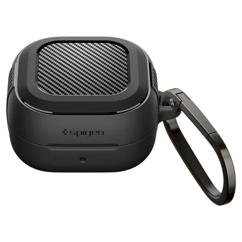 Spigen Rugged Armor dėklas Galaxy Buds 4 / 4 Pro, matinė juoda image 2