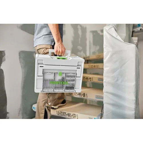 Festool BKS SYS3 D3-10 CE/W kasetėje grąžtų rinkinys image 2