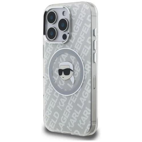 Karl Lagerfeld IML Karl Head Logo MagSafe dėklas iPhone 16 Pro Max, pilkas image 2
