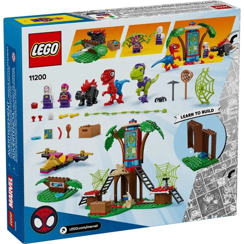 LEGO MARVEL 11200 Spidey ir Gobby Raptor mūšis medžių namelyje image 2