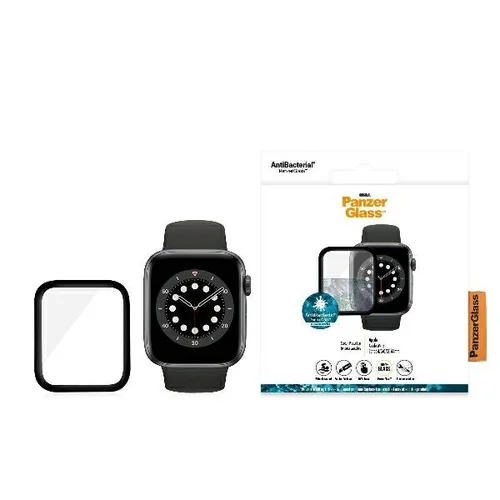 PanzerGlass Curved dėklas Apple Watch 44 mm, juodas image 1
