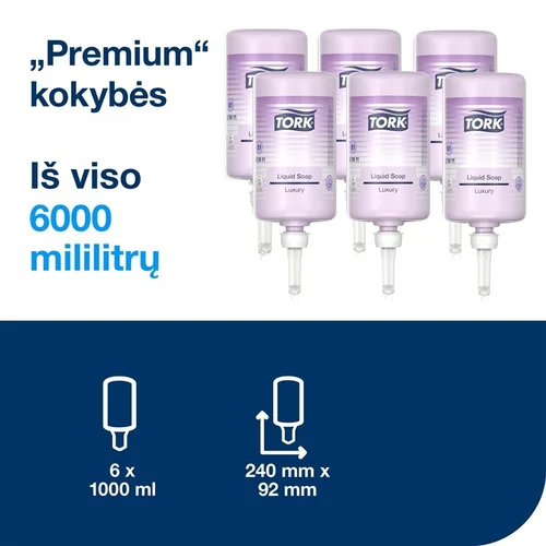 Tork Luxury S1 skystas muilas 1000 ml image 2