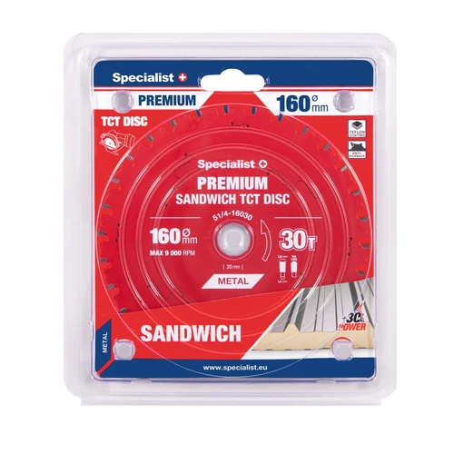 Specialist+ Pjovimo diskas 160x30Tx20mm, Sandwich PREMIUM image 1