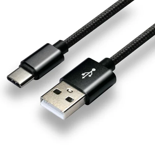 everActive CBB-1CB USB-C kabelis 1 m, 3 A, juodas image 2