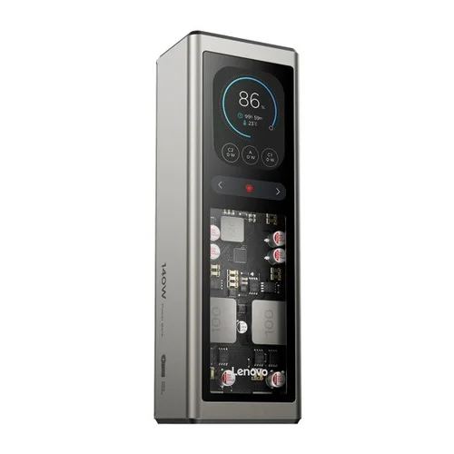 Lenovo 140W PowerBank 20 000 mAh, auksinė pilka image 1