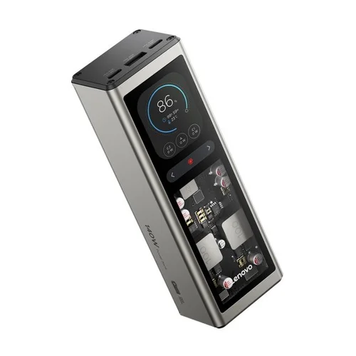 Lenovo 140W PowerBank 20 000 mAh, auksinė pilka image 2