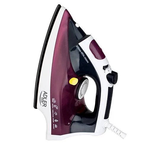 Adler AD 5022 sausas ir garinis lygintuvas, 2200 W, violetinis image 2