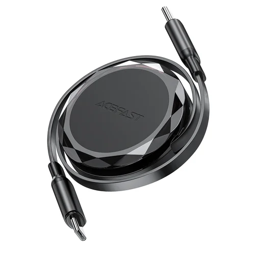 Acefast C13-03 USB-C–USB-C 60 W susukamas laidas, juodas image 2