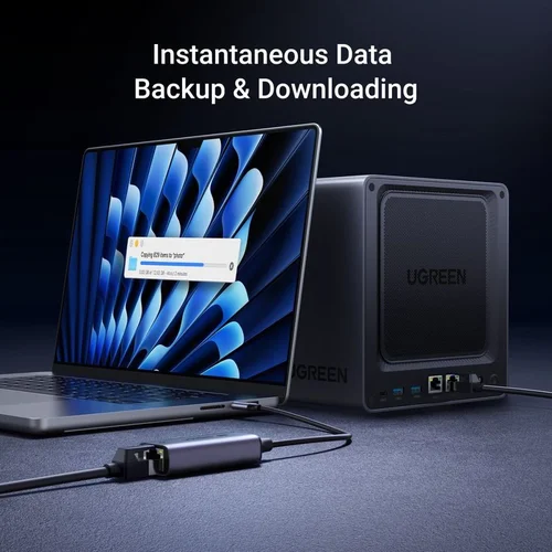 Ugreen CM648 USB-C į RJ45 Pilkas image 2