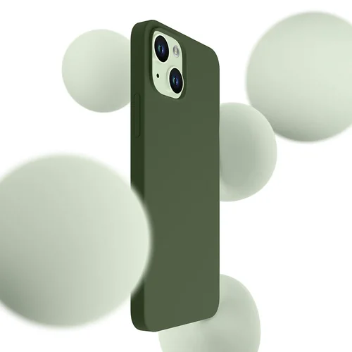 3mk Hardy MagCase silikoninis dėklas iPhone 15, žalias image 2
