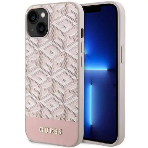 GUESS GCUBE dėklas iPhone 14, rožinis image 1