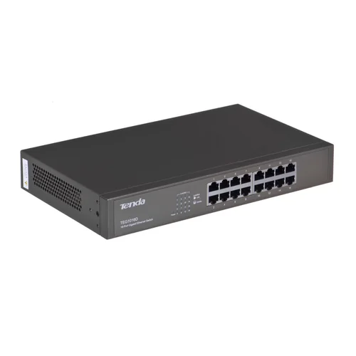 Tenda 16 prievadų Gigabit Ethernet jungiklis, mėlynas image 1