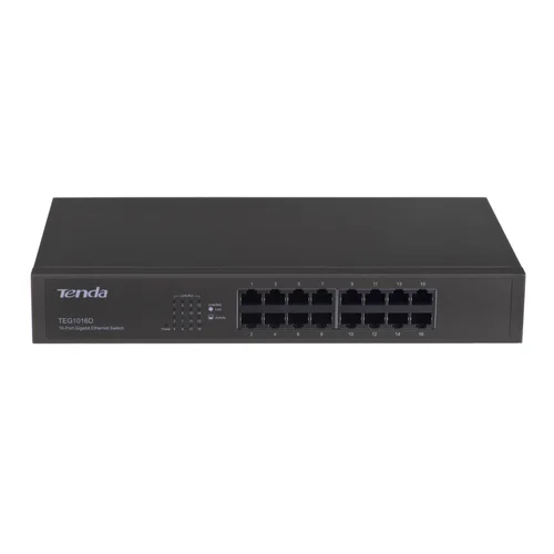 Tenda 16 prievadų Gigabit Ethernet jungiklis, mėlynas image 2