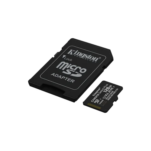 Kingston 128 GB microSDXC Canvas Select Plus Gen3 150 MB/s su adapteriu image 2