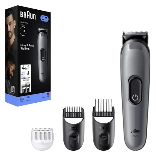 Braun 3 AIO3500 plaukų ir barzdos kirpimo mašinėlė image 2
