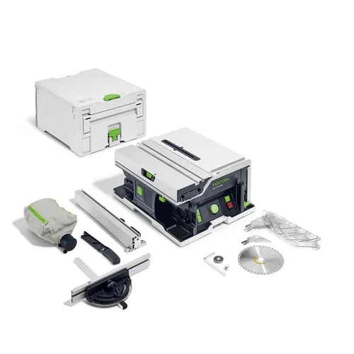 Festool CSC SYS 50 EBI-Basic akumuliatorinis stalinis diskinis pjūklas, 2 x 18 V image 1