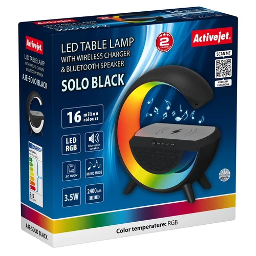 Activejet AJE-SOLO RGB LED muzikinė lempa image 2