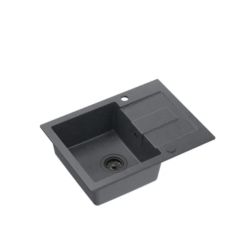 Plautuvė Quadron CHRISTIAN 116 HCQC6045CZK_PC, taškuota juoda image 2
