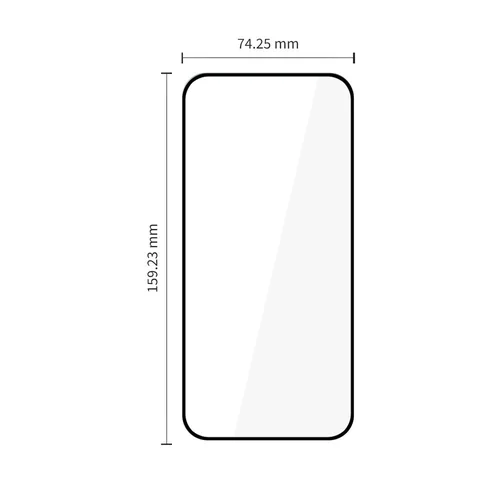 Tech-Protect Glass Fit+ grūdintas stiklas, 2 vnt., Moto G67/G77 image 1