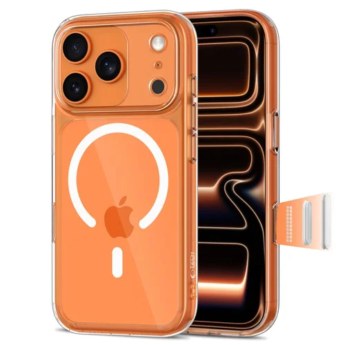 Tech-Protect Magpeak MagSafe CC dėklas iPhone 17 Pro Max, skaidrus image 1