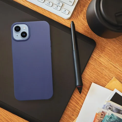 MATT dėklas Samsung A32 LTE (4G), mėlynas image 3