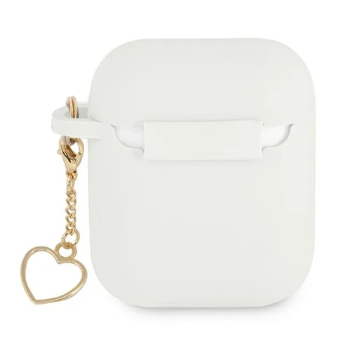 Guess GUA2LSCHSH silikoninis AirPods 1/2 dėklas, baltas image 2