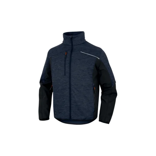DELTAPLUS NAGOYA2 Softshell džemperis Cordura, S, Grey-Black image 1