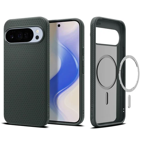 Spigen Liquid Air Mag MagSafe dėklas Google Pixel 10 Pro XL, žalias image 1