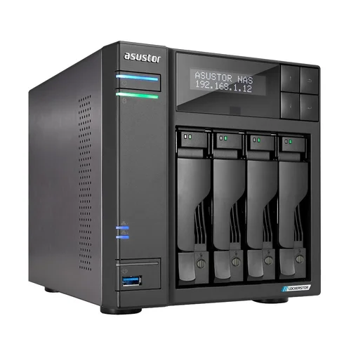 Asustor LOCKERSTOR 4 Gen2 AS6704T NAS, 4 GB, juodas image 2