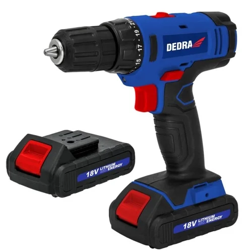 Dedra DED7880B 18V Akumuliatorinis suktuvas-gręžtuvas Li-Ion 2x 1.5Ah image 1