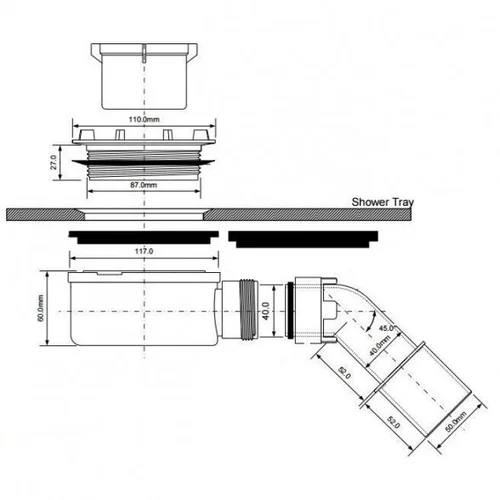 DBM Dušo kabinos padas 90x90 image 3