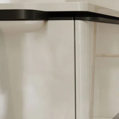 Hansgrohe Xelu Q 54054670 vonios spintelė, 78 cm pločio, balta image 2
