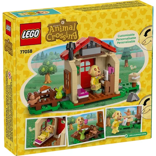 LEGO Animal Crossing 77058 Goldie jaukus namelis image 3
