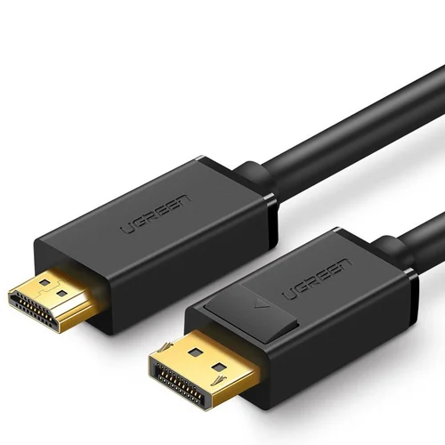 Ugreen DP101 DisplayPort–HDMI kabelis 2 m, 4K, juodas image 1