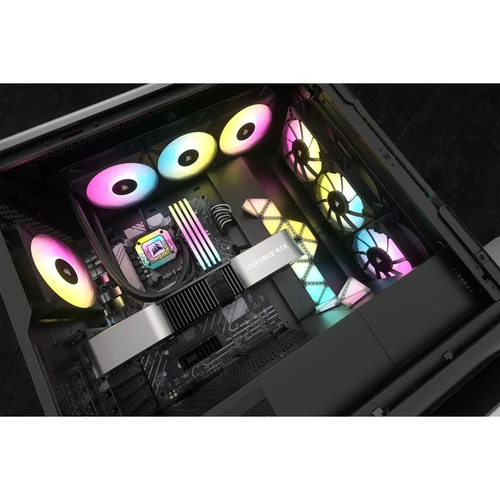 Corsair iCUE H150i ELITE CAPELLIX XT 12 cm juodas aušintuvas image 2