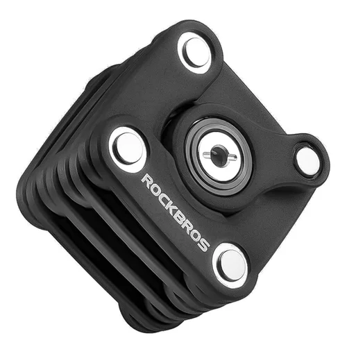 Rockbros WD795 sulankstomas dviračio užraktas, juodas image 1
