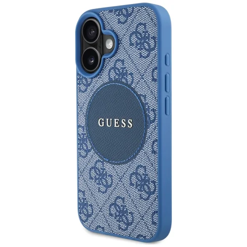 Guess 4G Circle Classic Logo MagSafe dėklas iPhone 16, mėlynas image 2