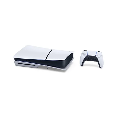 Sony PlayStation 5 Slim Blu-ray 1 TB balta konsolė image 2