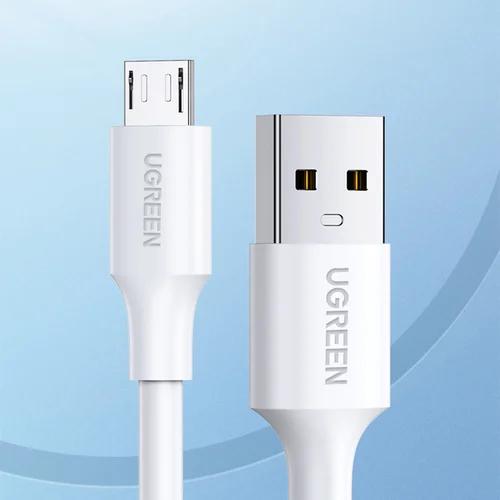 Ugreen US289 60143 micro USB–USB-A kabelis 2 m, baltas image 2