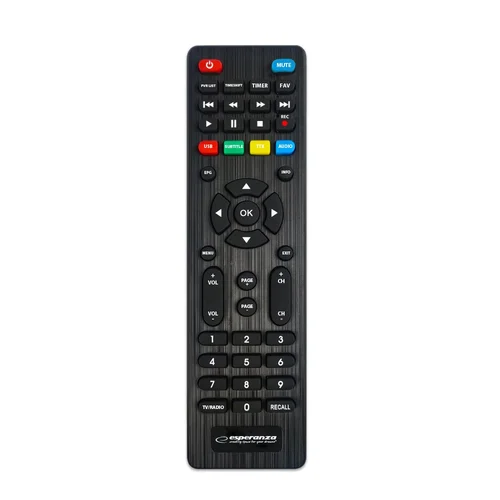 Esperanza EV108R DVB-T2 TV imtuvas, juodas image 3
