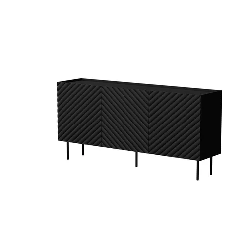 Cama LUCCA 3D juoda komoda 165 × 40 × 80 cm image 1