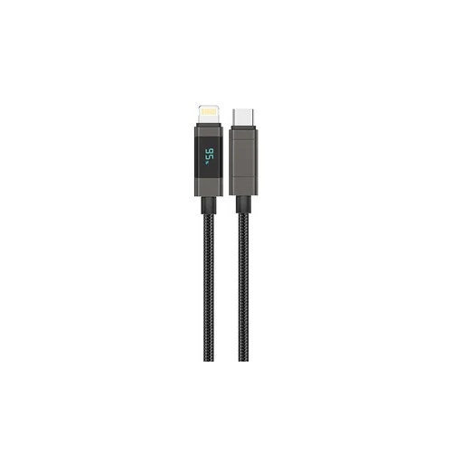 Foneng XS05 PD27W USB-C į Lightning kabelis, 1,2 m, juodas image 1
